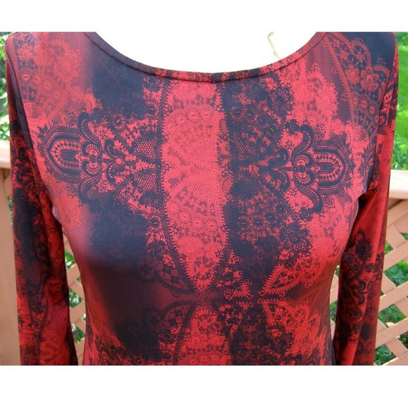 ❤️🖤 NEW size S/M 4-8 Grayson brand tunic top - Picture 8 of 10